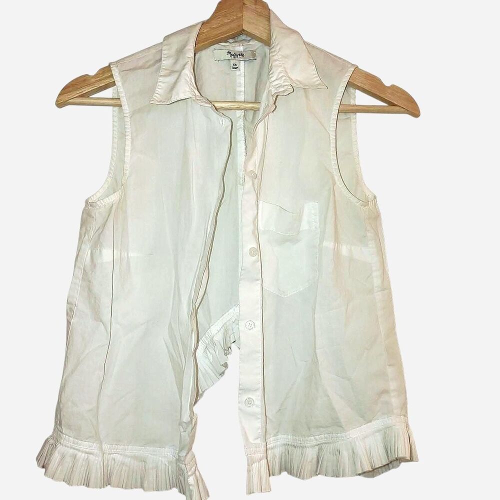 Madewell Women's White Crop-top